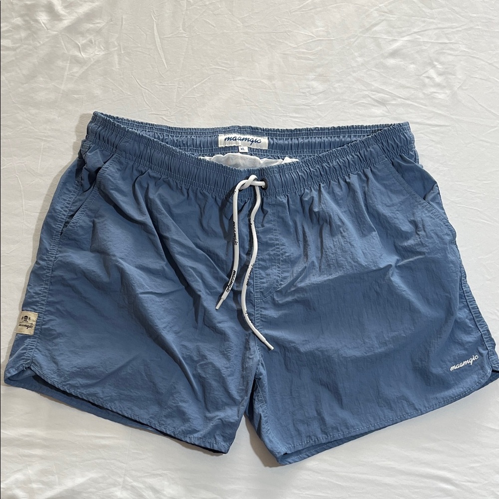 Navy Blue Swim Trunks by McAnyco